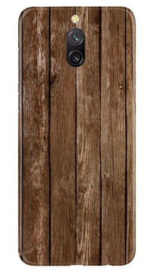 Wooden Look Mobile Back Case for Redmi 8a Dual  (Design - 112)