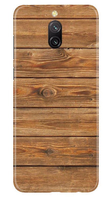 Wooden Look Mobile Back Case for Redmi 8a Dual  (Design - 113)