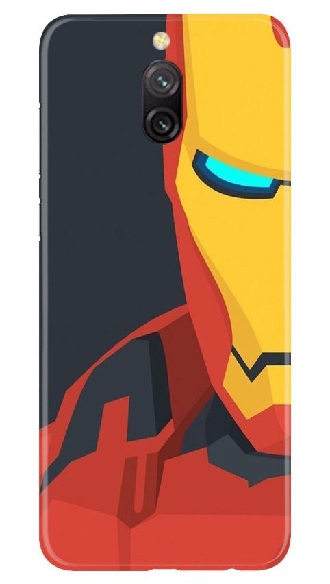 Iron Man Superhero Case for Redmi 8a Dual  (Design - 120)