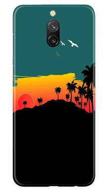 Sky Trees Mobile Back Case for Redmi 8a Dual (Design - 191)