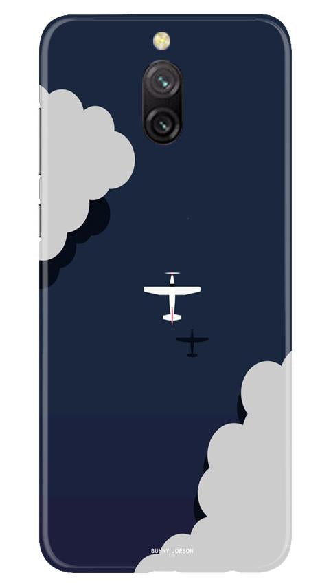 Clouds Plane Case for Redmi 8a Dual (Design - 196)