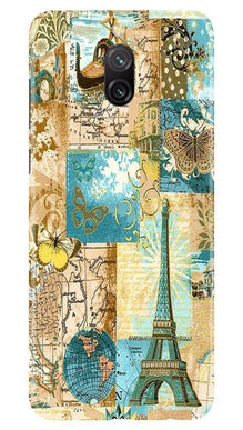 Travel Eiffel Tower Mobile Back Case for Redmi 8a Dual (Design - 206)