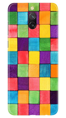 Colorful Square Mobile Back Case for Redmi 8a Dual (Design - 218)