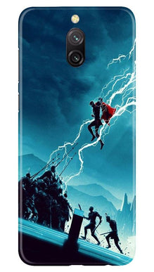 Thor Avengers Mobile Back Case for Redmi 8a Dual (Design - 243)
