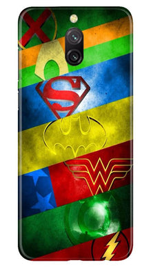 Superheros Logo Mobile Back Case for Redmi 8a Dual (Design - 251)