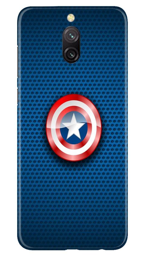 Captain America Shield Case for Redmi 8a Dual (Design No. 253)