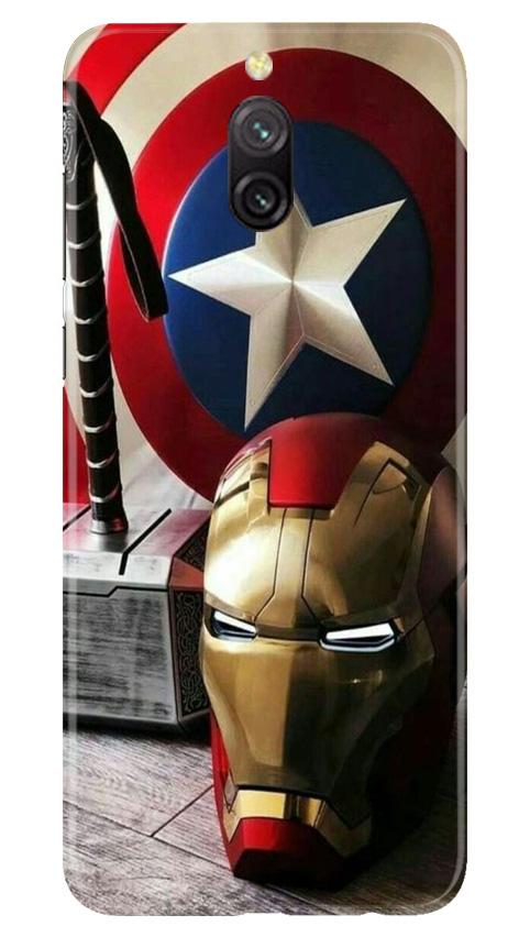 Ironman Captain America Case for Redmi 8a Dual (Design No. 254)