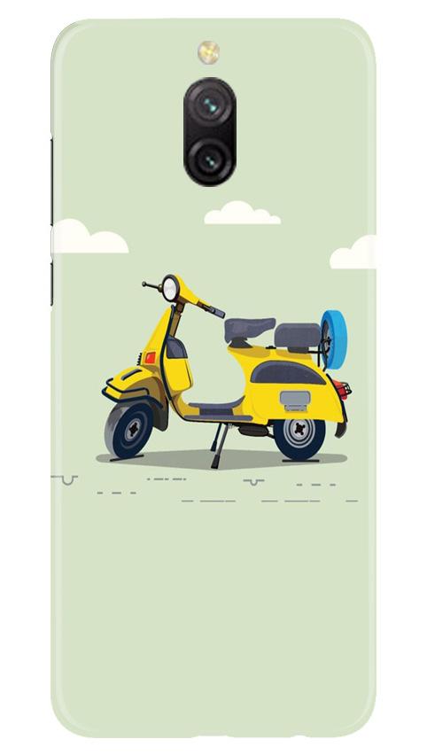 Vintage Scooter Case for Redmi 8a Dual (Design No. 260)
