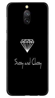 Sassy and Classy Mobile Back Case for Redmi 8a Dual (Design - 264)