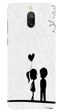 Cute Kid Couple Mobile Back Case for Redmi 8a Dual (Design - 283)