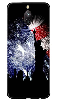 Statue of Unity Mobile Back Case for Redmi 8a Dual (Design - 294)