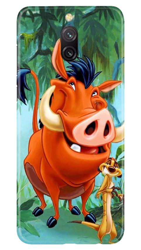 Timon and Pumbaa Mobile Back Case for Redmi 8a Dual (Design - 305)