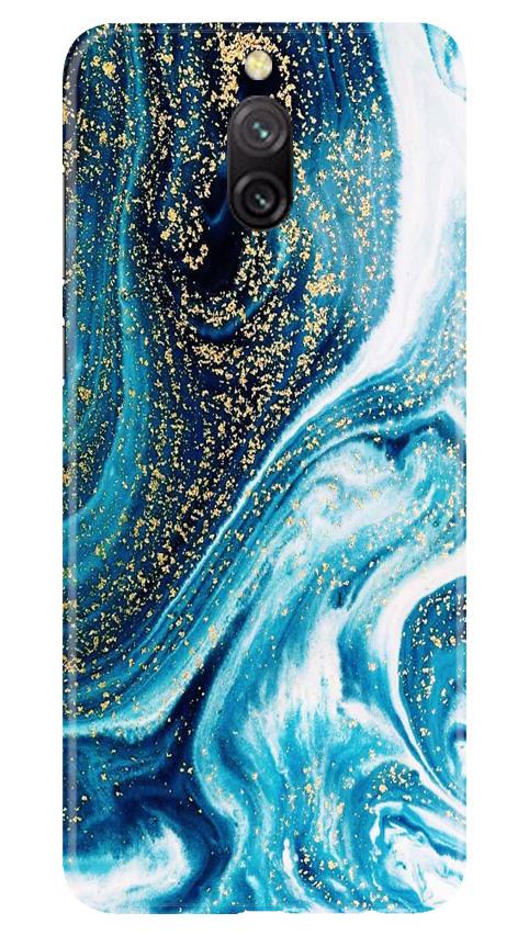 Marble Texture Mobile Back Case for Redmi 8a Dual (Design - 308)