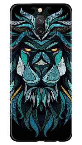 Lion Mobile Back Case for Redmi 8a Dual (Design - 314)