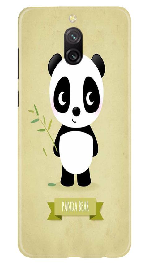 Panda Bear Mobile Back Case for Redmi 8a Dual (Design - 317)
