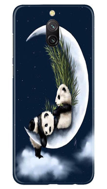 Panda Moon Mobile Back Case for Redmi 8a Dual (Design - 318)