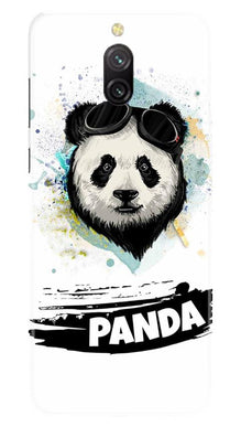 Panda Mobile Back Case for Redmi 8a Dual (Design - 319)