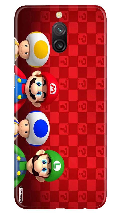 Mario Mobile Back Case for Redmi 8a Dual (Design - 337)