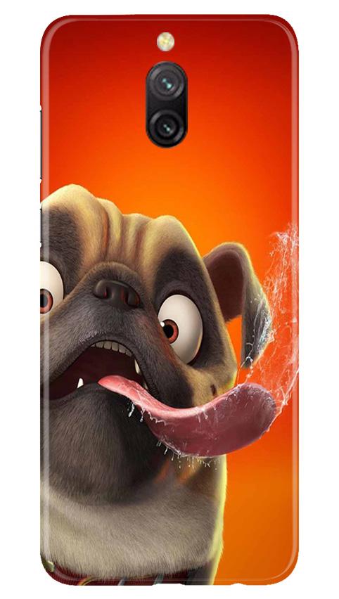 Dog Mobile Back Case for Redmi 8a Dual (Design - 343)