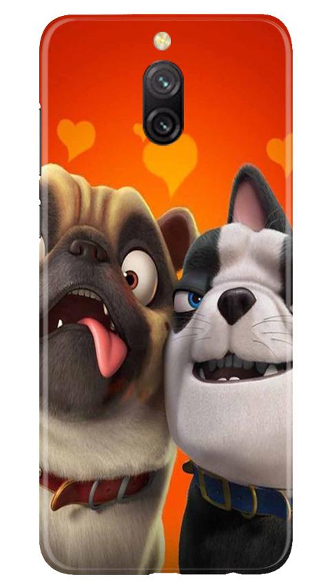 Dog Puppy Mobile Back Case for Redmi 8a Dual (Design - 350)