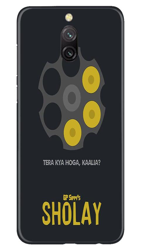 Sholay Mobile Back Case for Redmi 8a Dual (Design - 356)