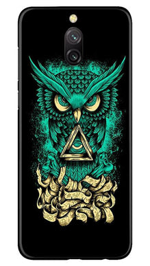 Owl Mobile Back Case for Redmi 8a Dual (Design - 358)