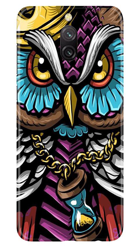 Owl Mobile Back Case for Redmi 8a Dual (Design - 359)