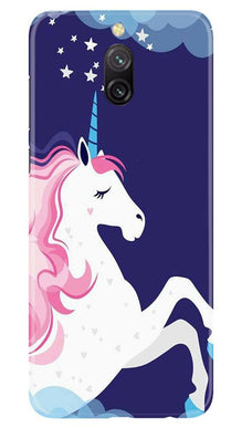 Unicorn Mobile Back Case for Redmi 8a Dual (Design - 365)