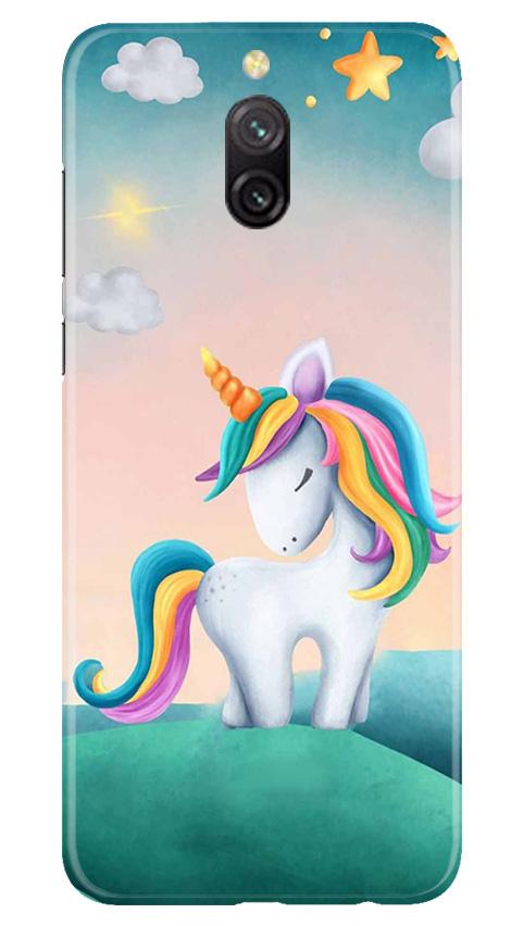 Unicorn Mobile Back Case for Redmi 8a Dual (Design - 366)