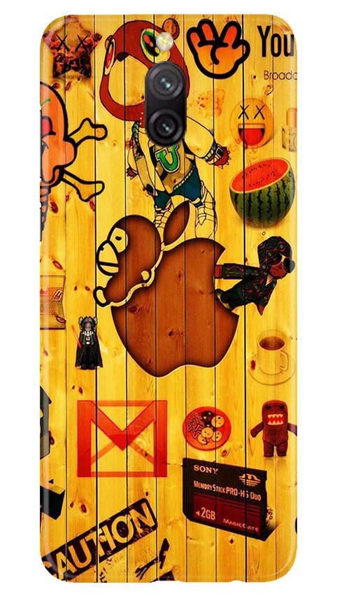 Wooden Texture Mobile Back Case for Redmi 8a Dual (Design - 367)