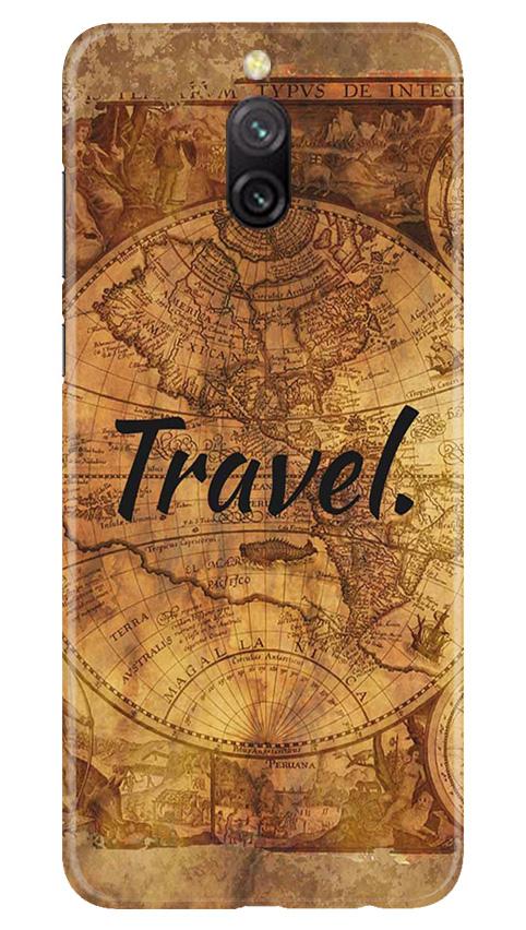 Travel Mobile Back Case for Redmi 8a Dual (Design - 375)