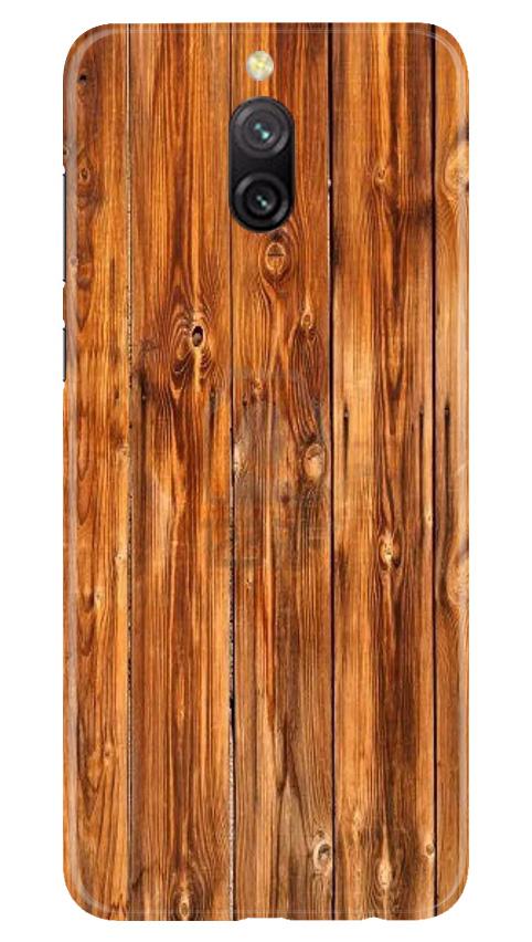 Wooden Texture Mobile Back Case for Redmi 8a Dual (Design - 376)