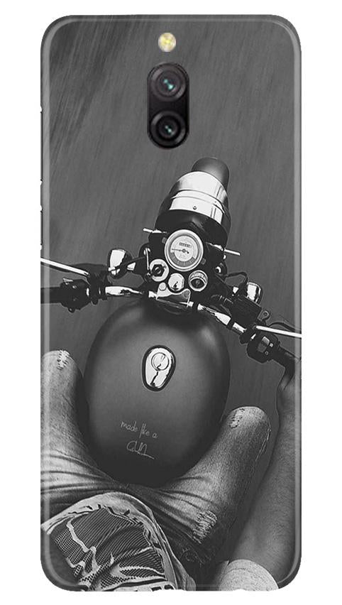 Royal Enfield Mobile Back Case for Redmi 8a Dual (Design - 382)