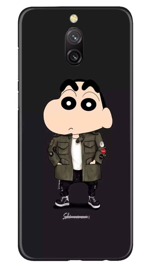 Shin Chan Mobile Back Case for Redmi 8a Dual (Design - 391)