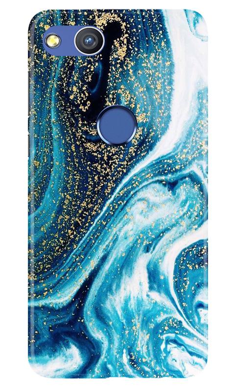 Marble Texture Mobile Back Case for Honor 8 Lite (Design - 308)