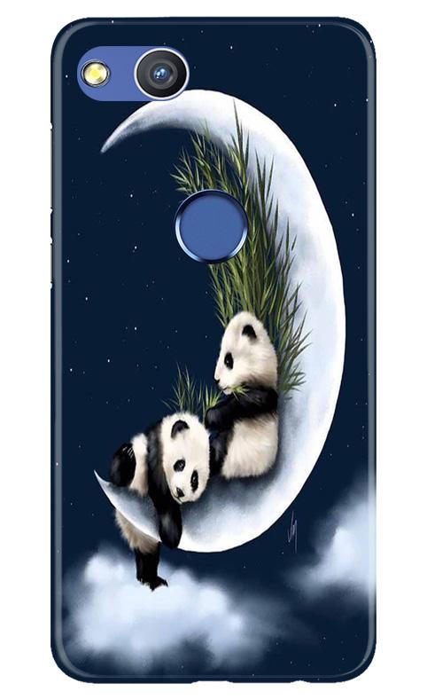 Panda Moon Mobile Back Case for Honor 8 Lite (Design - 318)