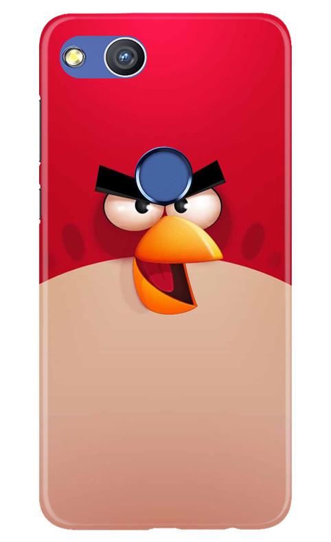 Angry Bird Red Mobile Back Case for Honor 8 Lite (Design - 325)