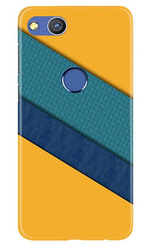Diagonal Pattern Mobile Back Case for Honor 8 Lite (Design - 370)
