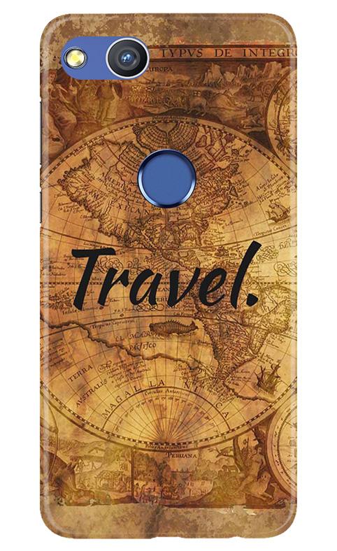 Travel Mobile Back Case for Honor 8 Lite (Design - 375)