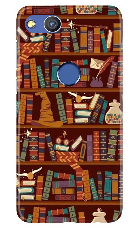 Book Shelf Mobile Back Case for Honor 8 Lite (Design - 390)