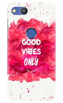 Good Vibes Only Mobile Back Case for Honor 8 Lite (Design - 393)