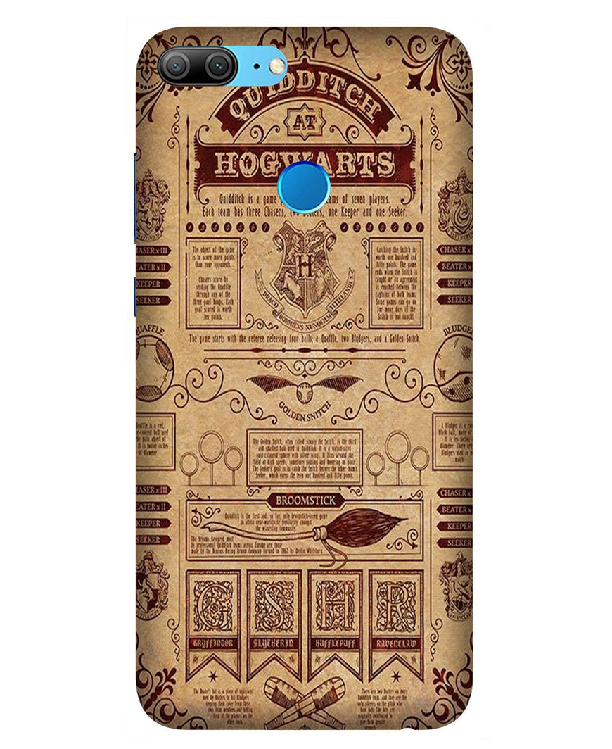 Hogwarts Mobile Back Case for Honor 9 Lite (Design - 304)
