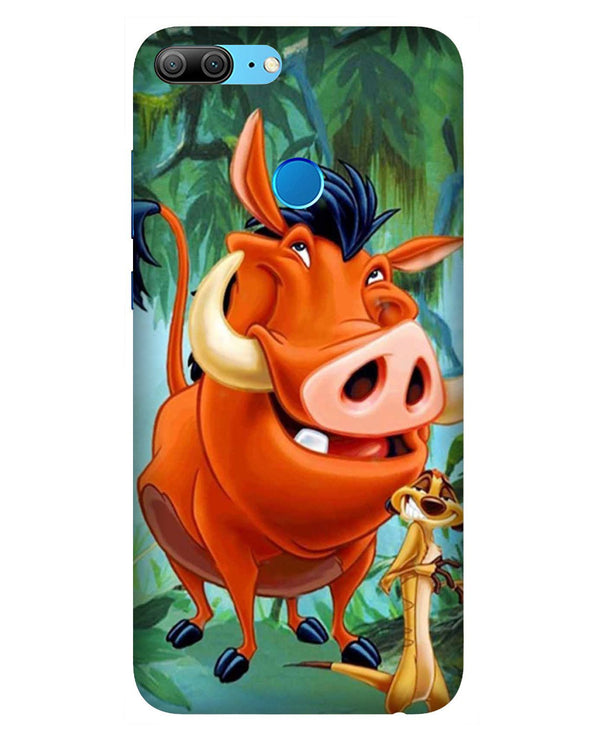 Timon and Pumbaa Mobile Back Case for Honor 9 Lite (Design - 305)