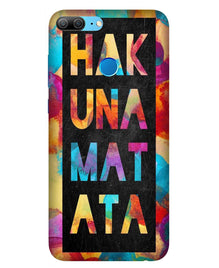 Hakuna Matata Mobile Back Case for Honor 9 Lite (Design - 323)