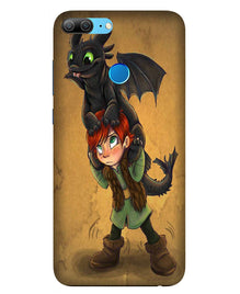 Dragon Mobile Back Case for Honor 9 Lite (Design - 336)