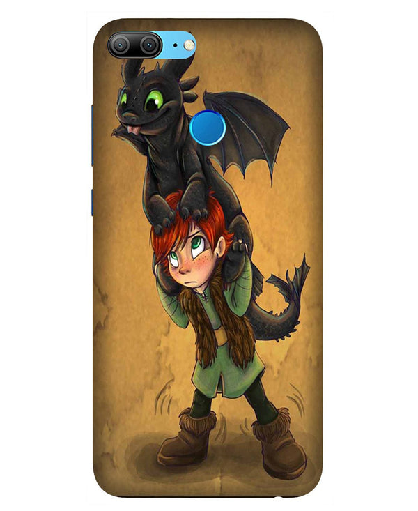 Dragon Mobile Back Case for Honor 9 Lite (Design - 336)