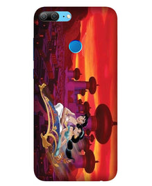 Aladdin Mobile Back Case for Honor 9 Lite (Design - 345)