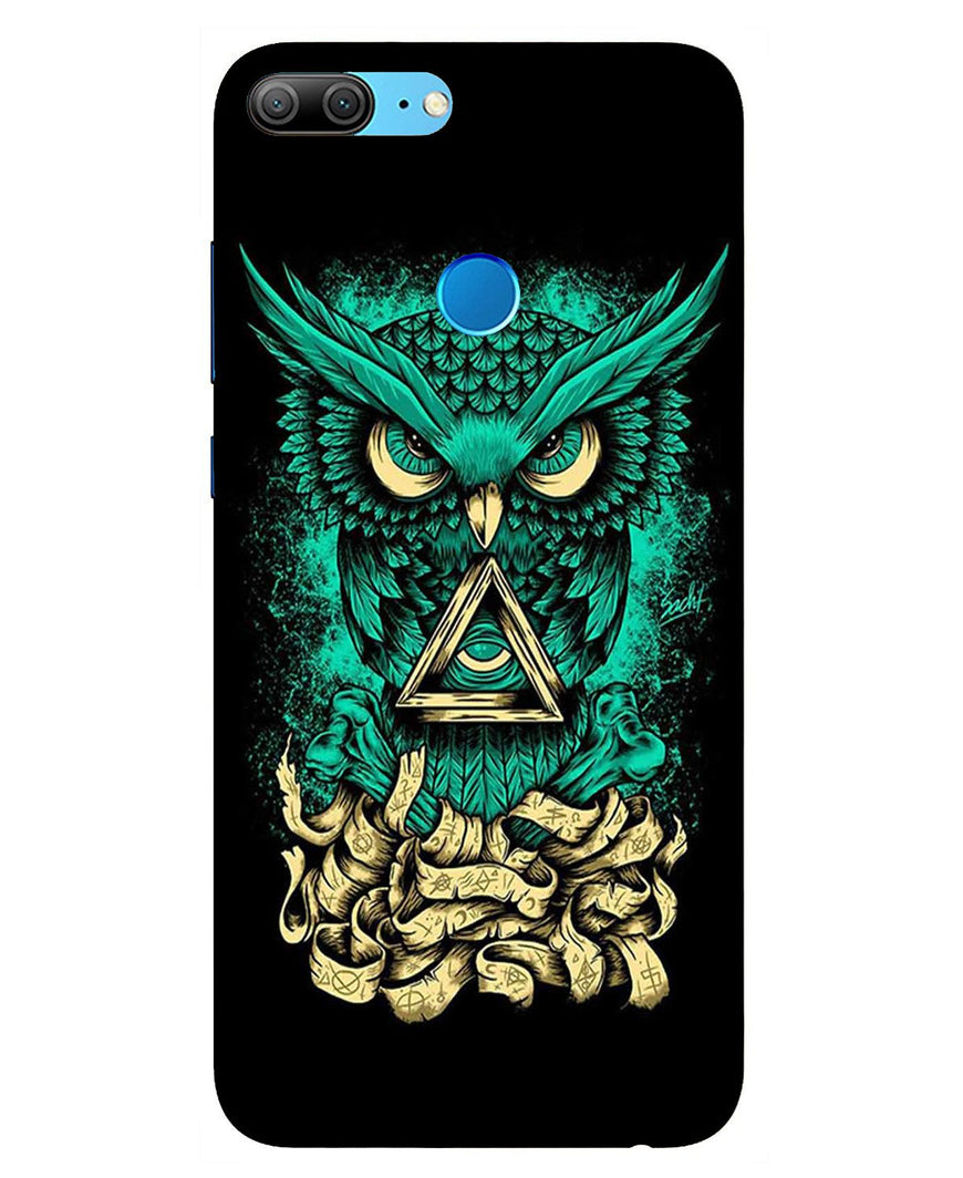 Owl Mobile Back Case for Honor 9 Lite (Design - 358)