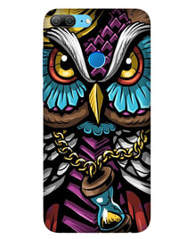 Owl Mobile Back Case for Honor 9 Lite (Design - 359)