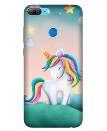 Unicorn Mobile Back Case for Honor 9 Lite (Design - 366)